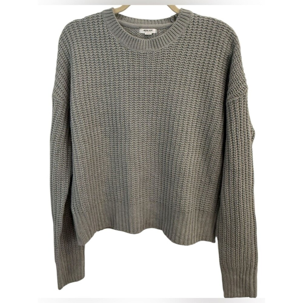 Ardene Basic Collection Long Sleeve Gray Crewneck Pullover Sweater. Medium. NEW. - Picture 1 of 8